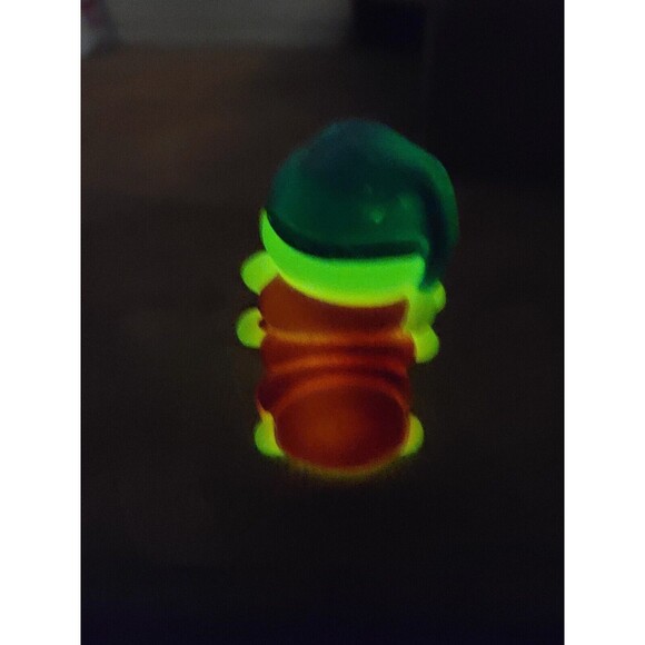 Vintage Playskool Glo Worm Friends SNUGBUG Hasbro Glow 1986 Finger Puppet - Picture 8 of 10